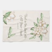 Linge De Cuisine Confiance dans le Seigneur Élégant Bible Verse Bot (Horizontal)