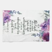 Linge De Cuisine Confiance dans le Seigneur floral (Horizontal)