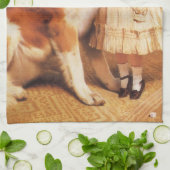 Linge De Cuisine Confiance de Charles Burton Barber, Saint Bernard  (Plié)