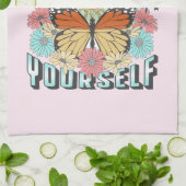 Linge De Cuisine Confiance en soi | Soleil céleste et papillon (Plié)