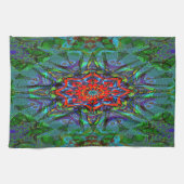 Linge De Cuisine Confianza texture textile mandala (Horizontal)