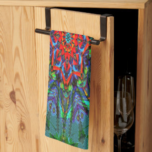 Linge De Cuisine Confianza texture textile mandala