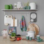 Linge De Cuisine Confianza texture textile mandala
