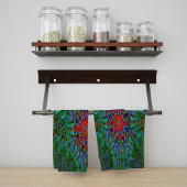 Linge De Cuisine Confianza texture textile mandala