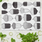 Linge De Cuisine Conflit de Doodle motif d'automne (Plié)