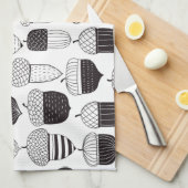 Linge De Cuisine Conflit de Doodle motif d'automne (Quart Plié)