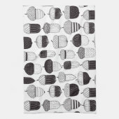 Linge De Cuisine Conflit de Doodle motif d'automne (Vertical)
