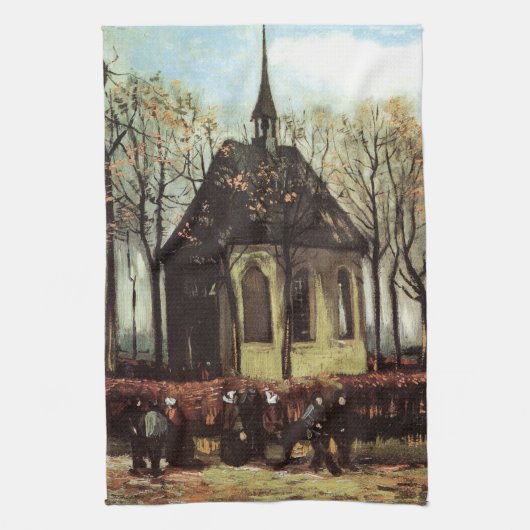 Linge De Cuisine Congrégation à Church, Nuenen par Vincent van Gogh (Vertical)