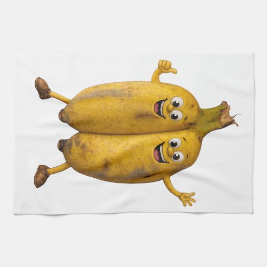 Linge De Cuisine Conjoined Bananas Comedy Duo (Horizontal)
