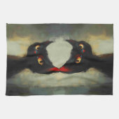 Linge De Cuisine Connaissant Black Ninja Cat (Horizontal)