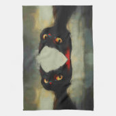 Linge De Cuisine Connaissant Black Ninja Cat (Vertical)