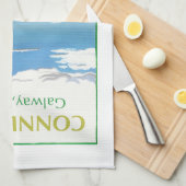 Linge De Cuisine Connemara, Galway Poster Tea Towne (Quart Plié)