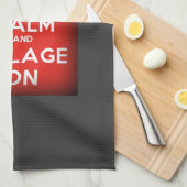 Linge De Cuisine Conserver le calme et le pillage (Quart Plié)