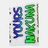 Linge De Cuisine Conserver votre Hakuna Matata Art Print (Vertical)