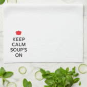 Linge De Cuisine Conservez la soupe calme dessus (Plié)