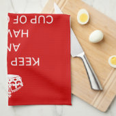 Linge De Cuisine Conservez le chocolat calme Labrador (Quart Plié)