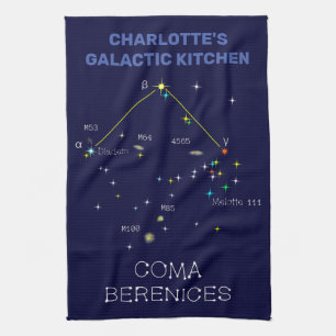 Linge De Cuisine Constellation Coma Berenices de l'hémisphère Nord
