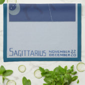Linge De Cuisine Constellation du Sagittaire Astrologie Zodiac Vint (Plié)