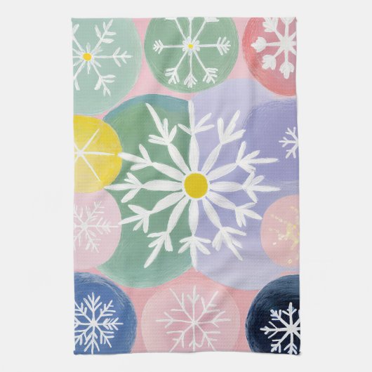 Linge De Cuisine Constellations des flocs de neige (Vertical)