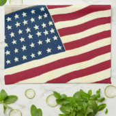 Linge De Cuisine Constitution des États-Unis, drapeau américain (Plié)