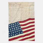 Linge De Cuisine Constitution des États-Unis, drapeau américain (Vertical)