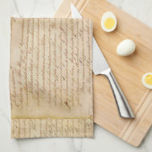 LINGE DE CUISINE CONSTITUTION DES USA (Quart Plié)