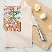 Linge De Cuisine Continuer, continuer à croître - Champignons et fl (Quart Plié)