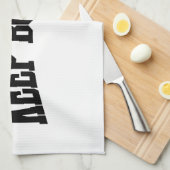 Linge De Cuisine Continuez à rebondir. (Quart Plié)