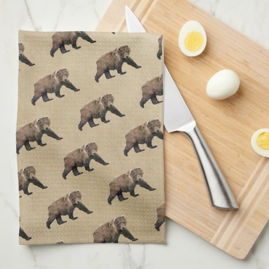 Linge De Cuisine Cook bear (Quart Plié)