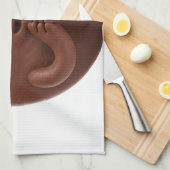 Linge De Cuisine Cookie au chocolat en amour, yeux du coeur (Quart Plié)