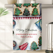 Linge De Cuisine Cookie d'arbre de Noël Décoration personnalisée