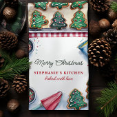 Linge De Cuisine Cookie d'arbre de Noël Décoration personnalisée