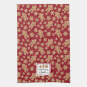 Linge De Cuisine Cookie Factory Nom de famille Gingerpain Bourgogne (Vertical)