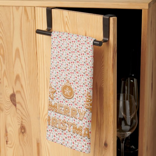 Linge De Cuisine Cookies de Noël (Pliage en tiers)