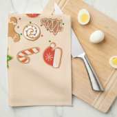 Linge De Cuisine Cookies de Noël (Quart Plié)