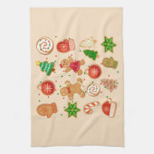 Linge De Cuisine Cookies de Noël (Vertical)