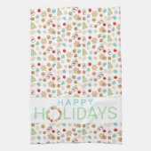 Linge De Cuisine Cookies de Noël à l'image de Joyeuses Fêtes (Vertical)