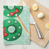 Linge De Cuisine Cookies de Noël Funny Ho Ho Ho Snowflake Plat (Quart Plié)