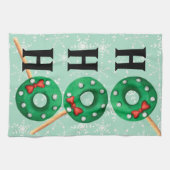 Linge De Cuisine Cookies de Noël Funny Ho Ho Ho Snowflake Plat (Horizontal)