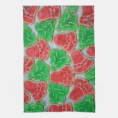 Linge De Cuisine Cookies de Noël rouges et verts (Vertical)