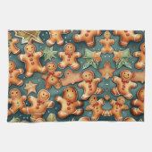 Linge De Cuisine cookies de pain d'épice de Noël (Horizontal)