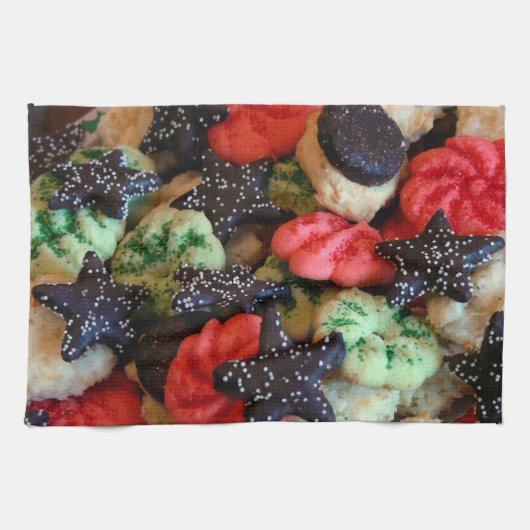 Linge De Cuisine Cookies de vacances (Horizontal)