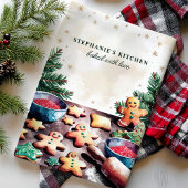 Linge De Cuisine Cookies en pain d'épice Noël personnalisé