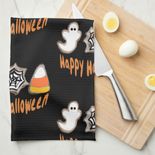 Linge De Cuisine Cookies Halloween Pâtissier Boulangerie  Bonbons  
