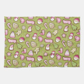 Linge De Cuisine Cookies Vert Noël (Horizontal)
