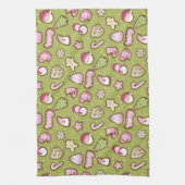 Linge De Cuisine Cookies Vert Noël (Vertical)