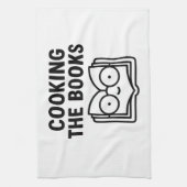 Linge De Cuisine Cooking the Books - Funny Accounting Pun (Vertical)