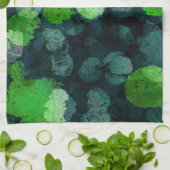 Linge De Cuisine Cool, art unique floral / fleuriste motif (Plié)