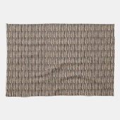 Linge De Cuisine Cool Burnt Tree Bark Texture Motif (Horizontal)