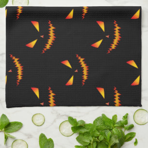 Linge De Cuisine Cool effrayant Jack O'Lantern visage motif d'Hallo